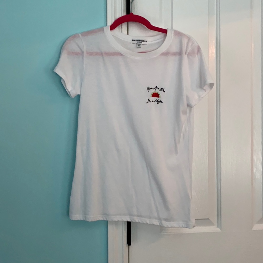 Sub urban riot you are one in a melon t shirt